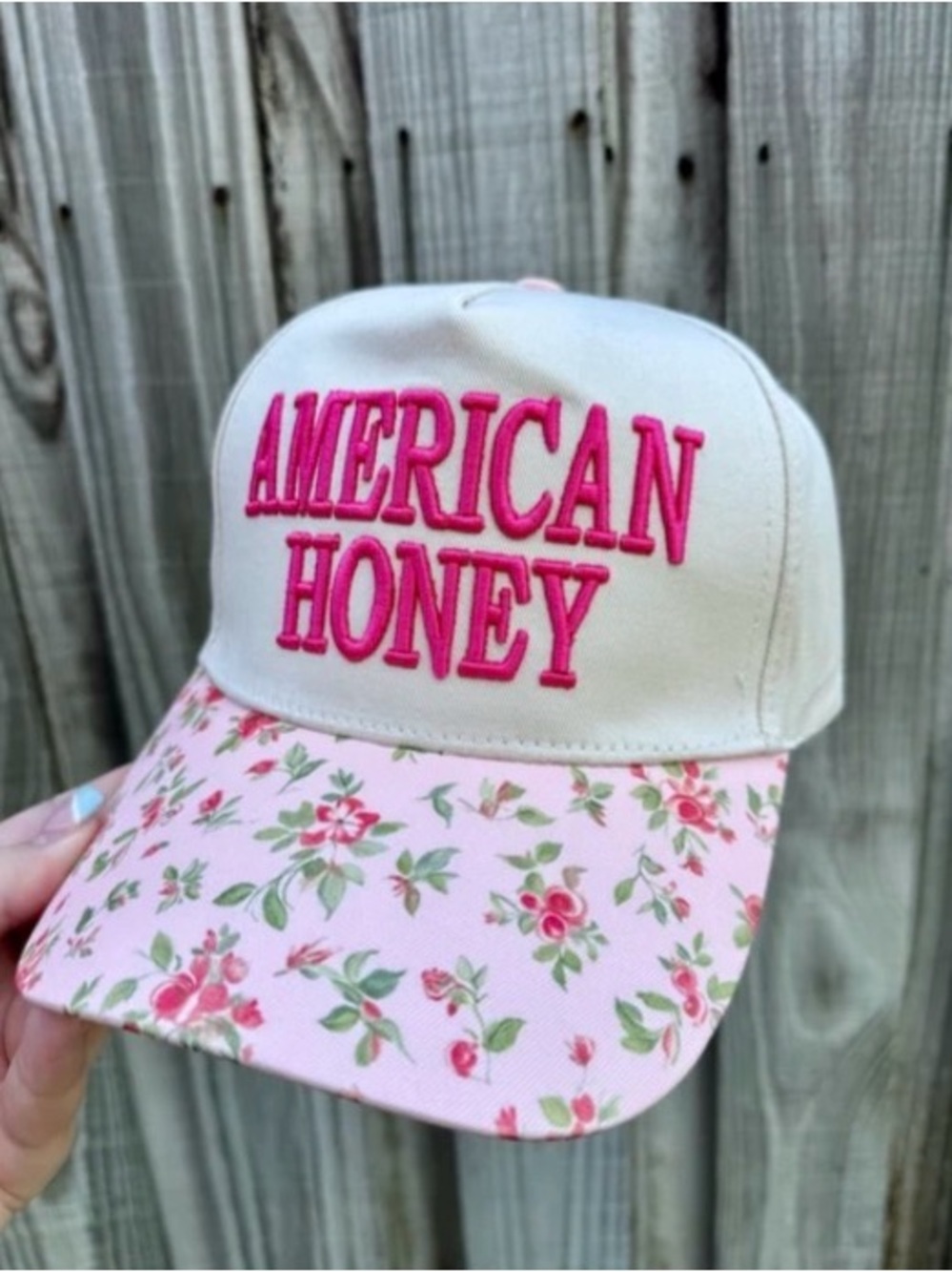 American Honey Floral Hat